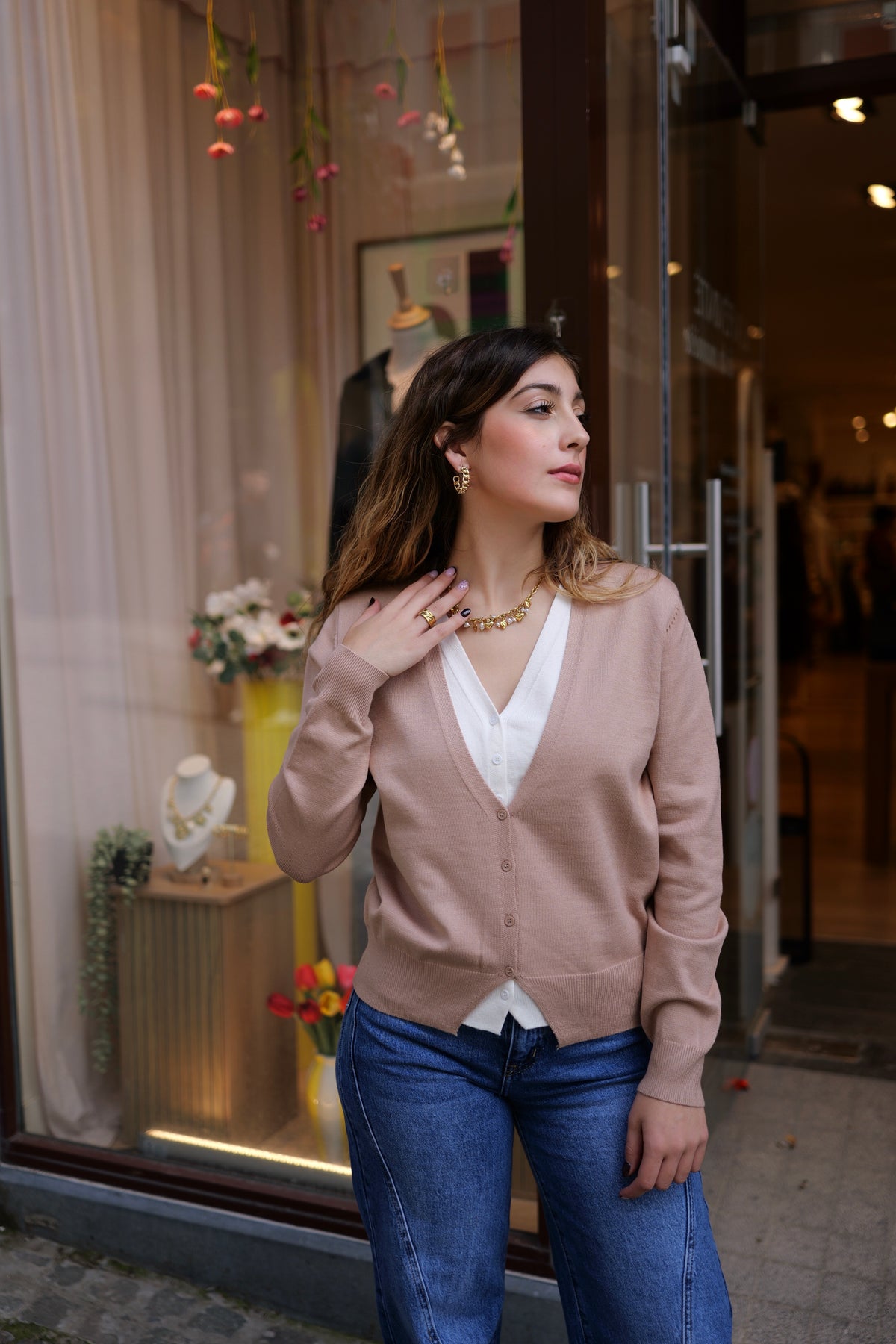 Gilet effet superposé