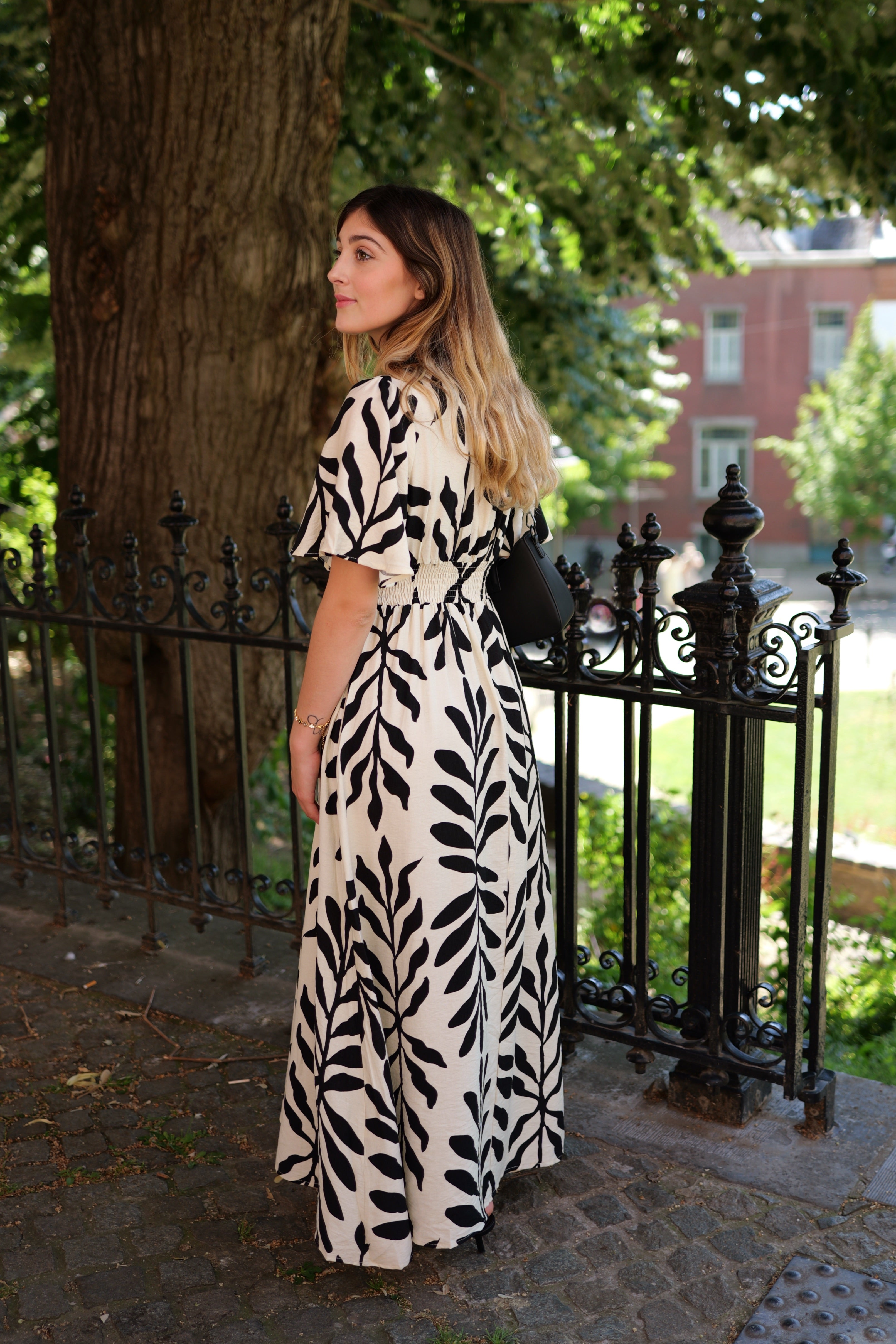 Robe noir/blanc