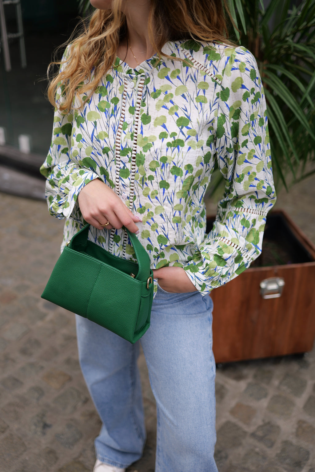 Chemise à fleurs