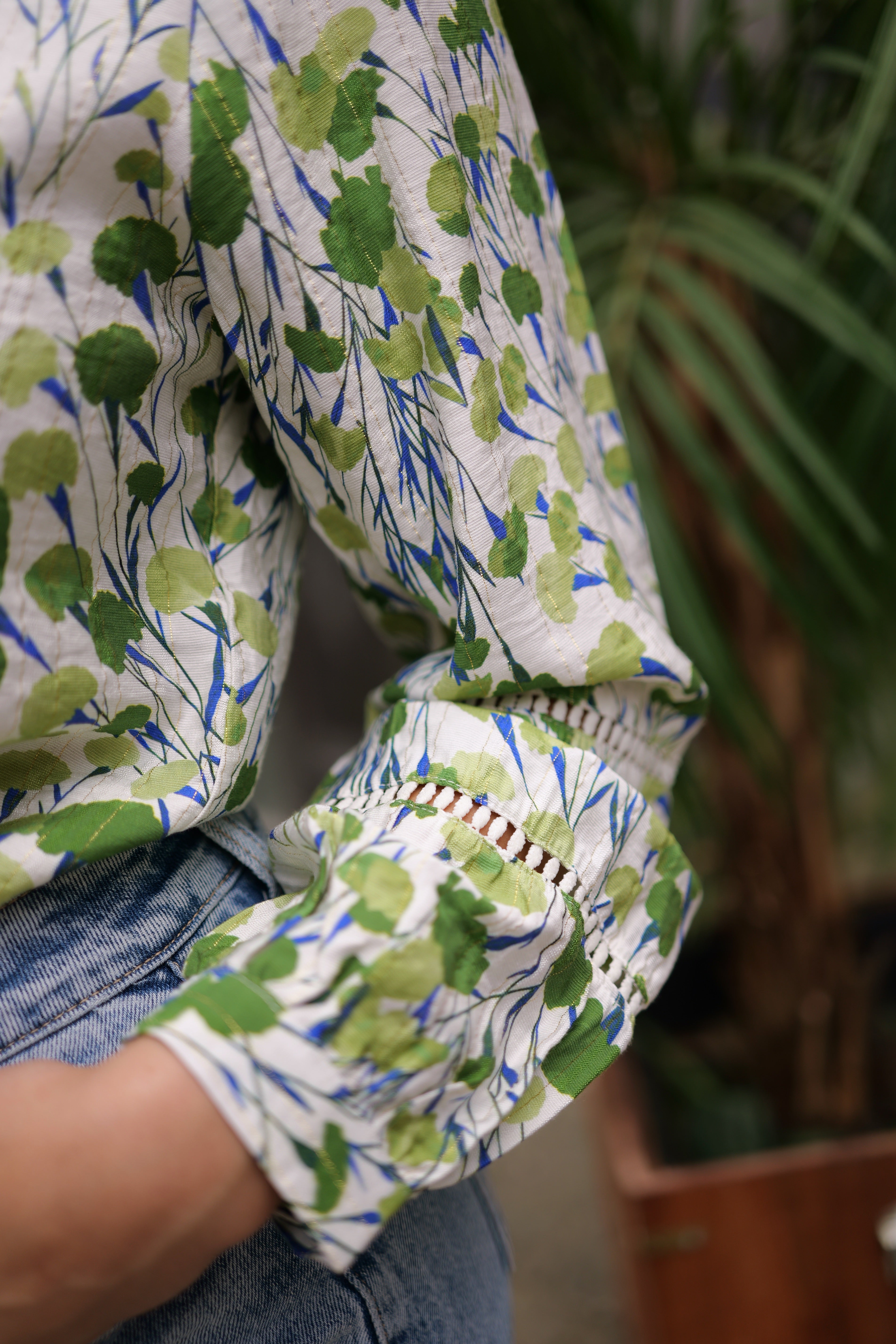 Chemise à fleurs