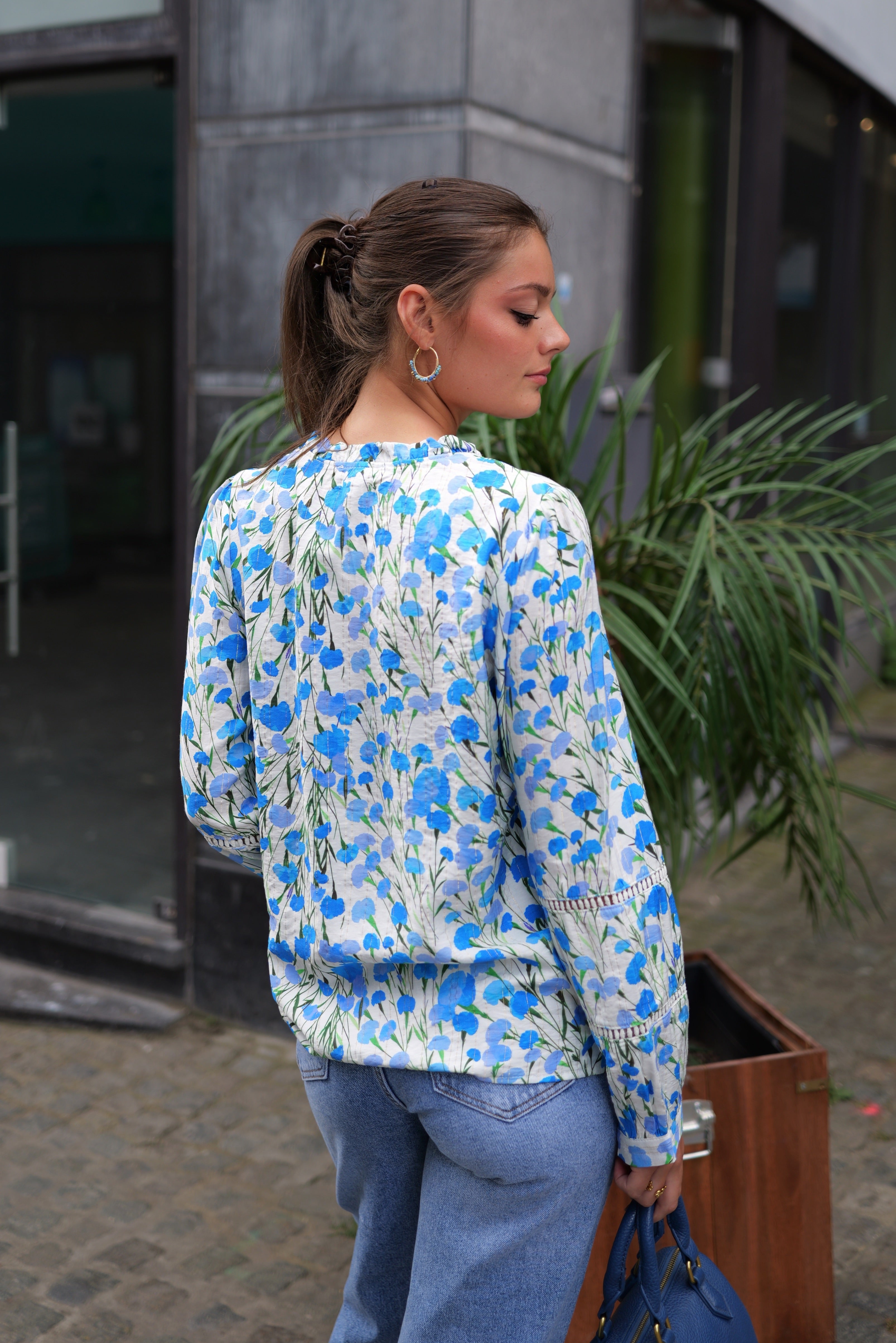 Chemise à fleurs