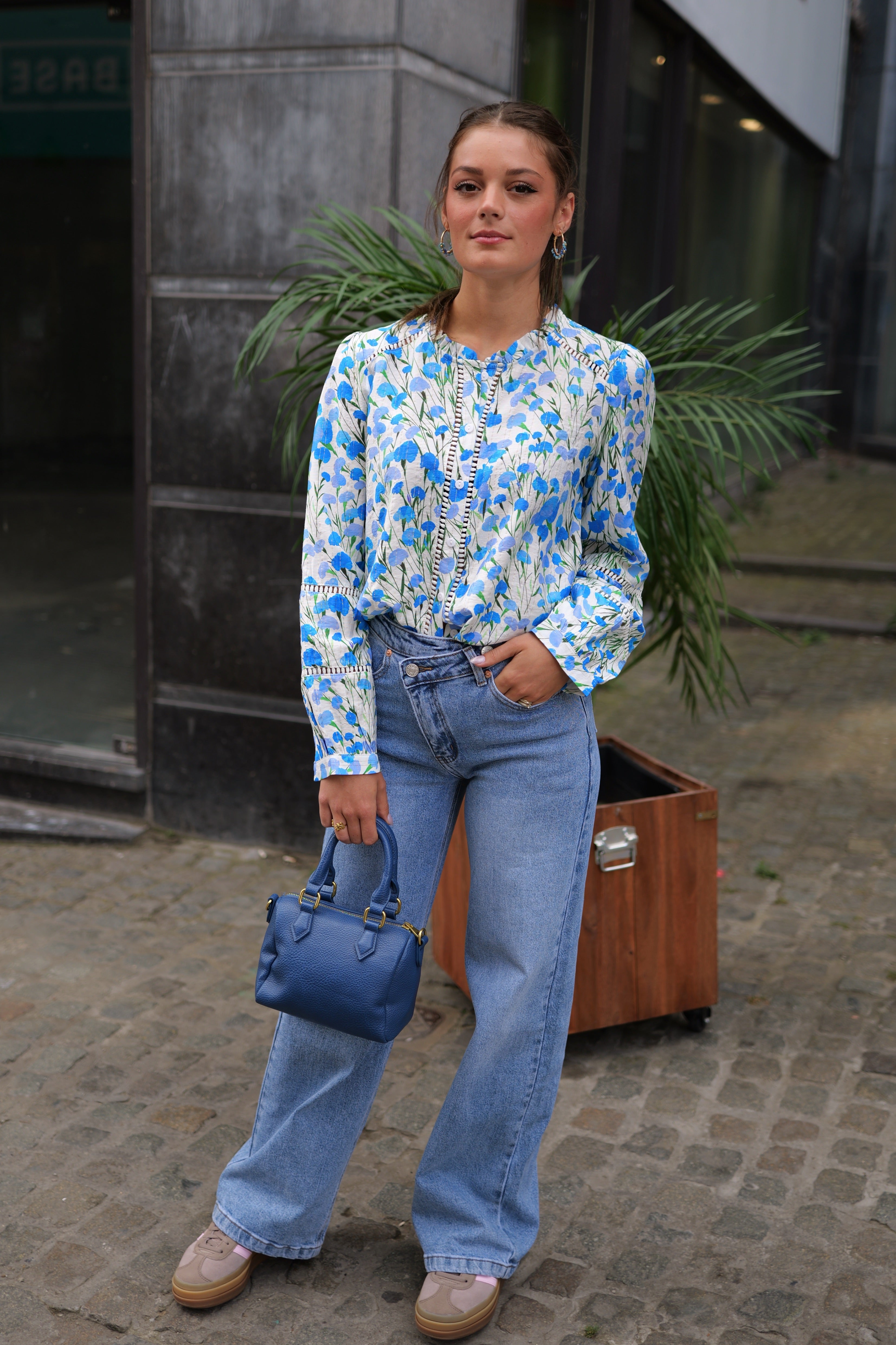 Chemise à fleurs