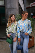 Chemise à fleurs