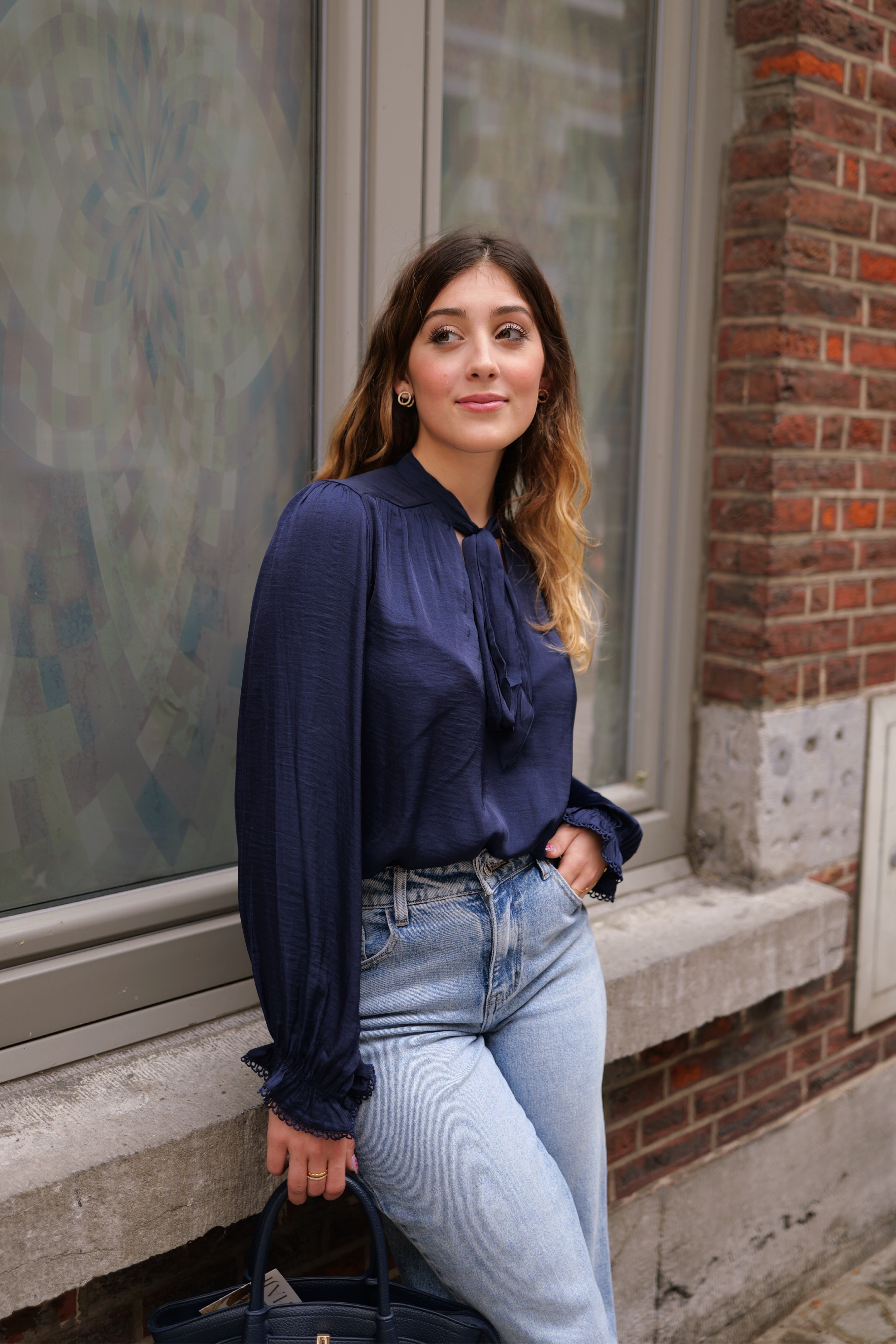 Blouse lavallière