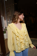 Blouse à volants