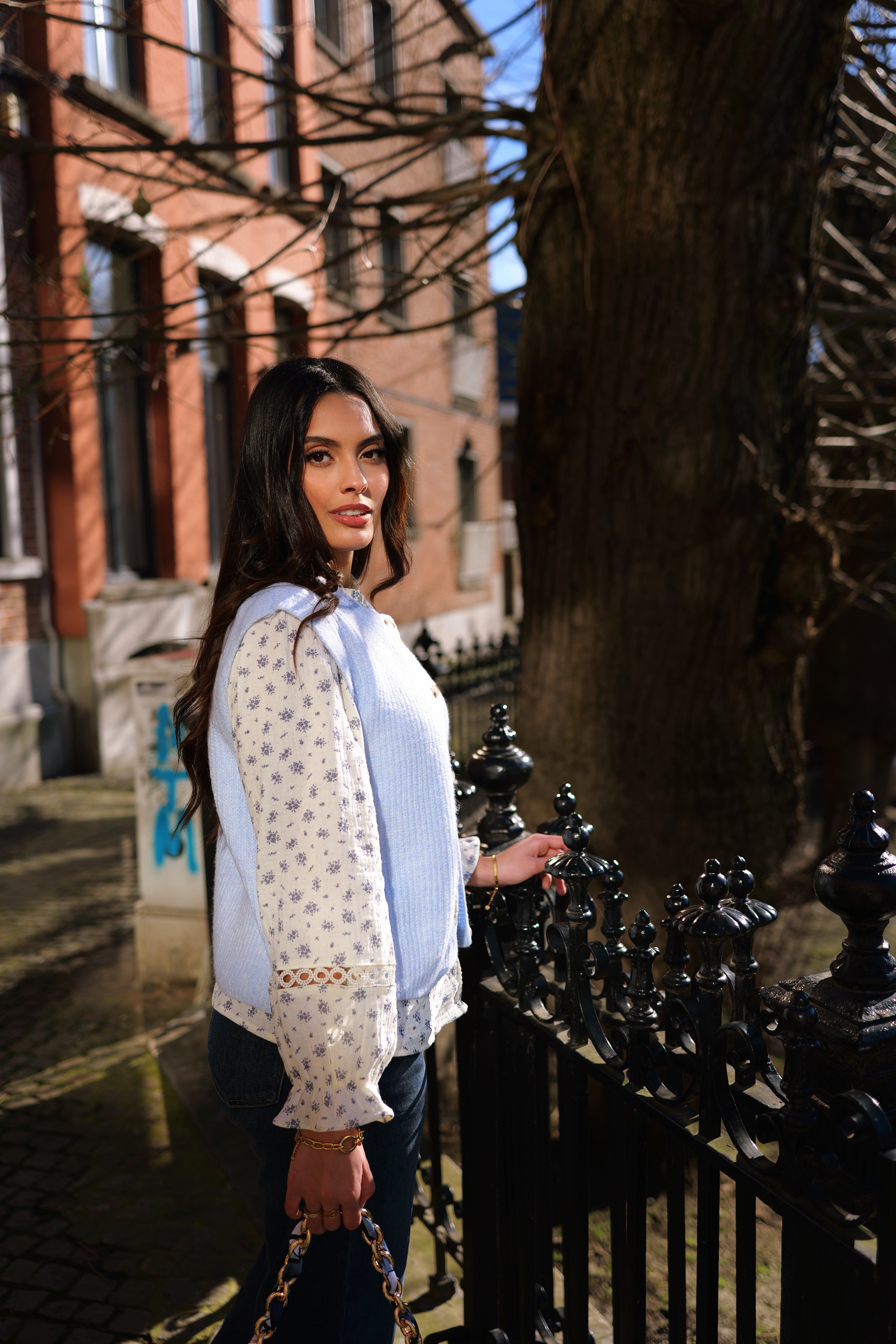 Gilet sans manches pastel