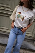 T-shirt gris teckel