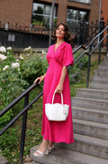 Robe maxi fushia