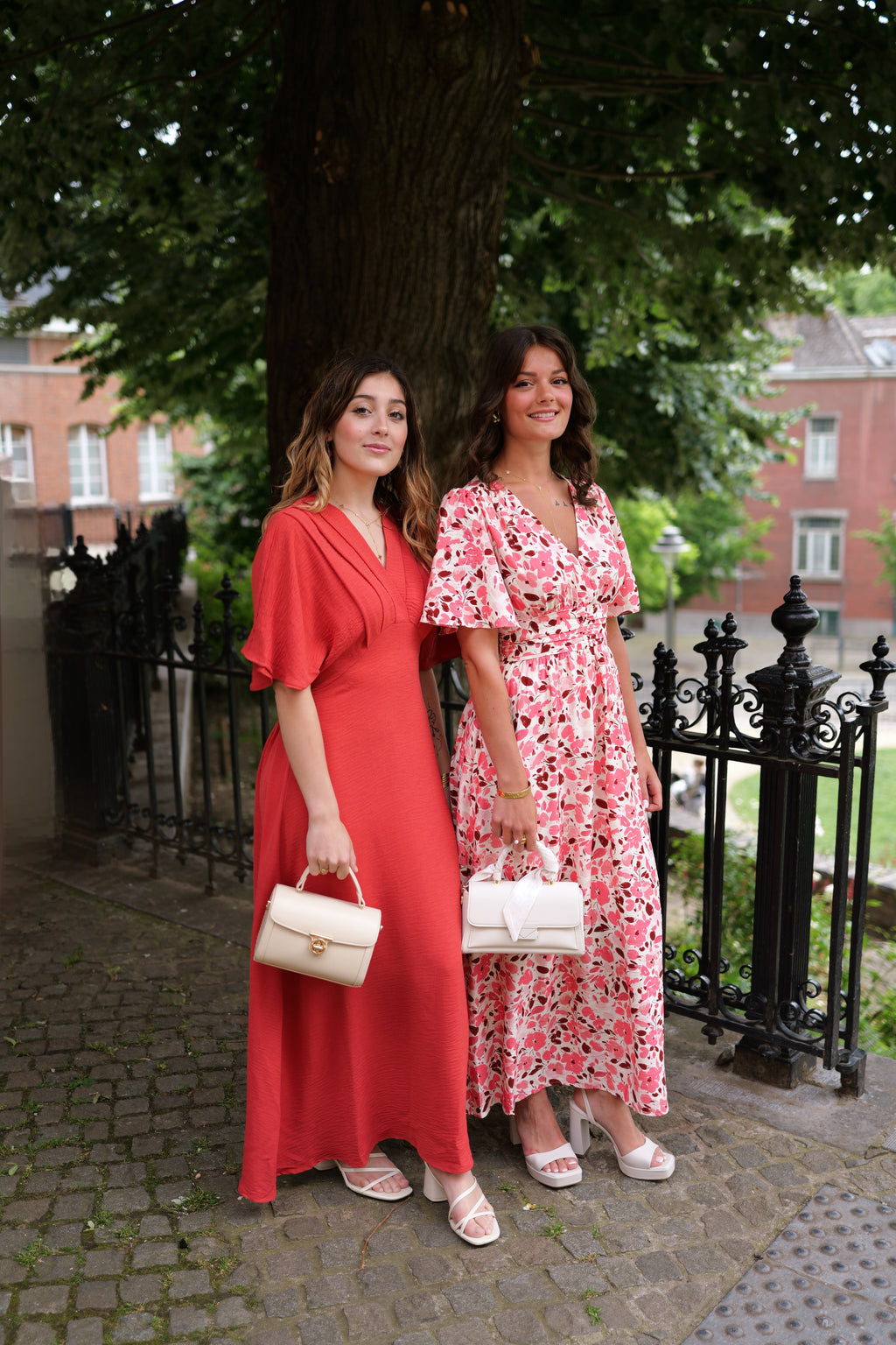 Robe maxi rose
