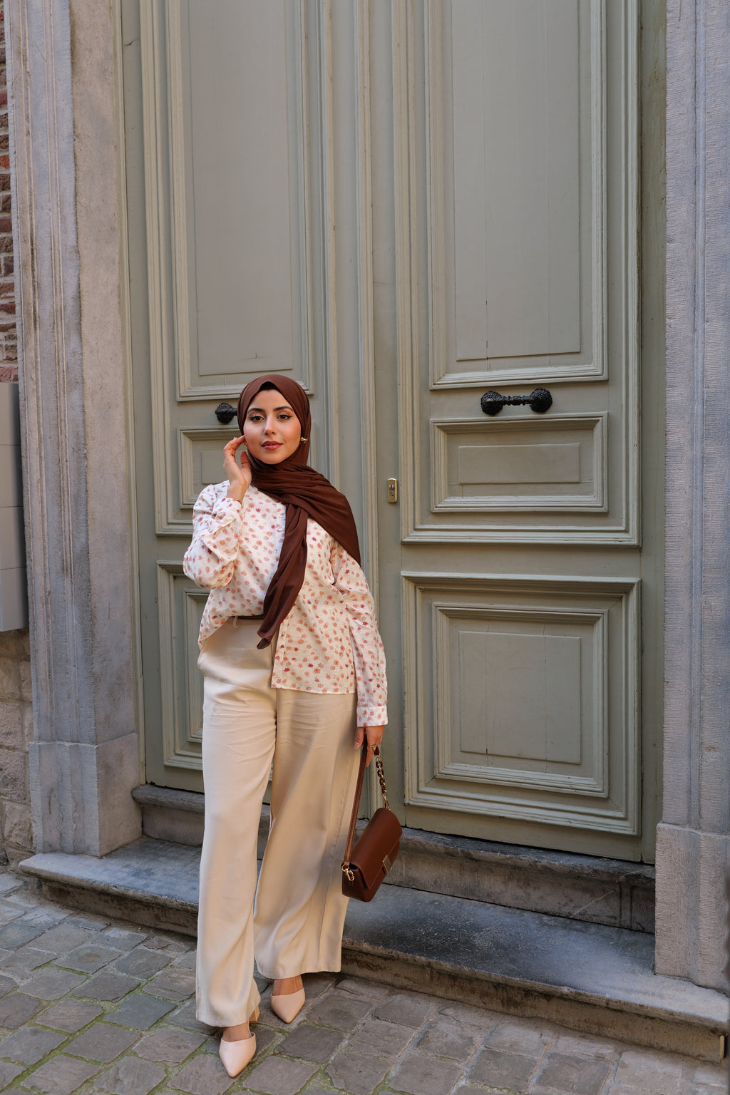 Chemise jardin fleuri