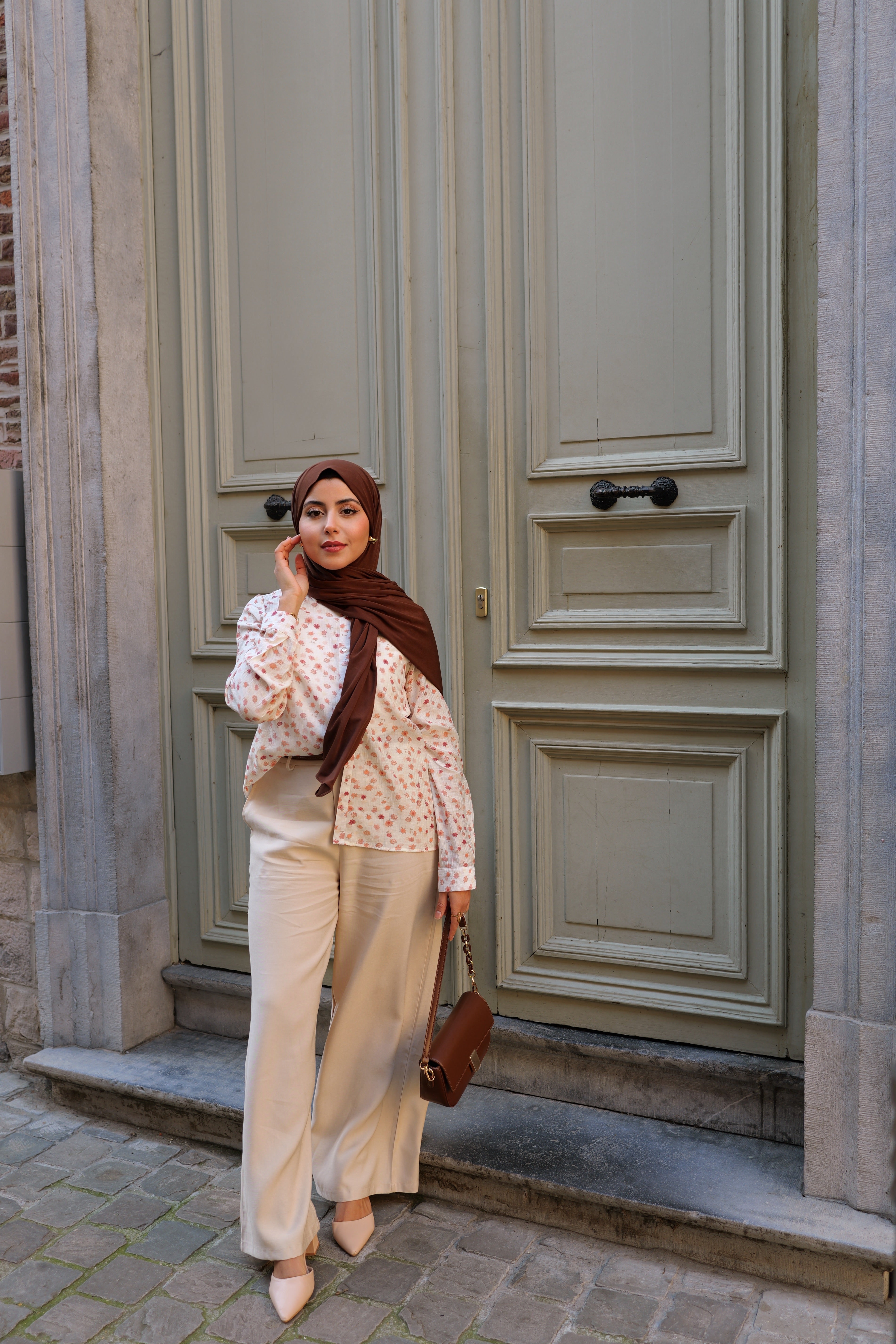 Chemise jardin fleuri