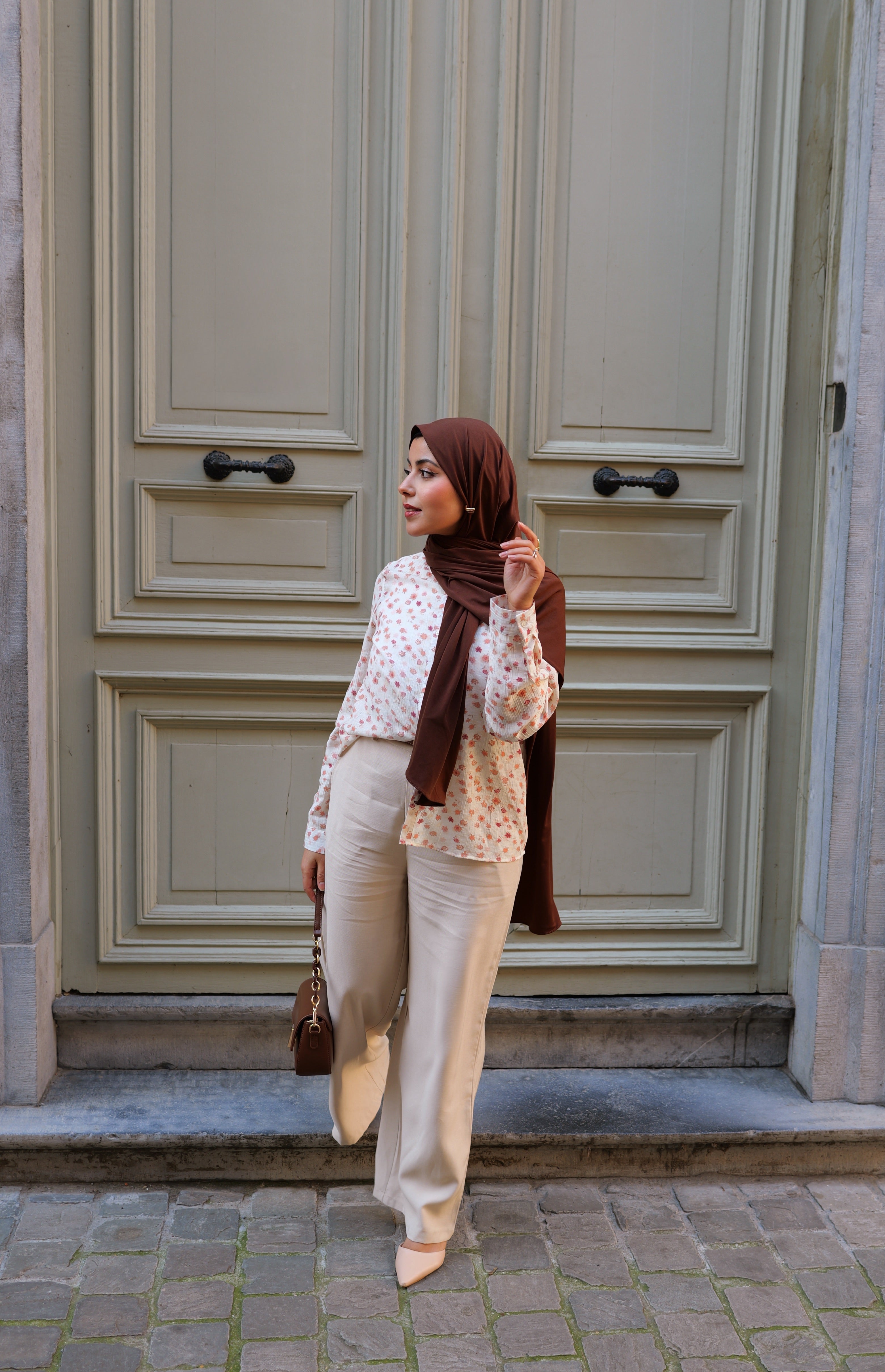 Pantalon fluide avec ceinture