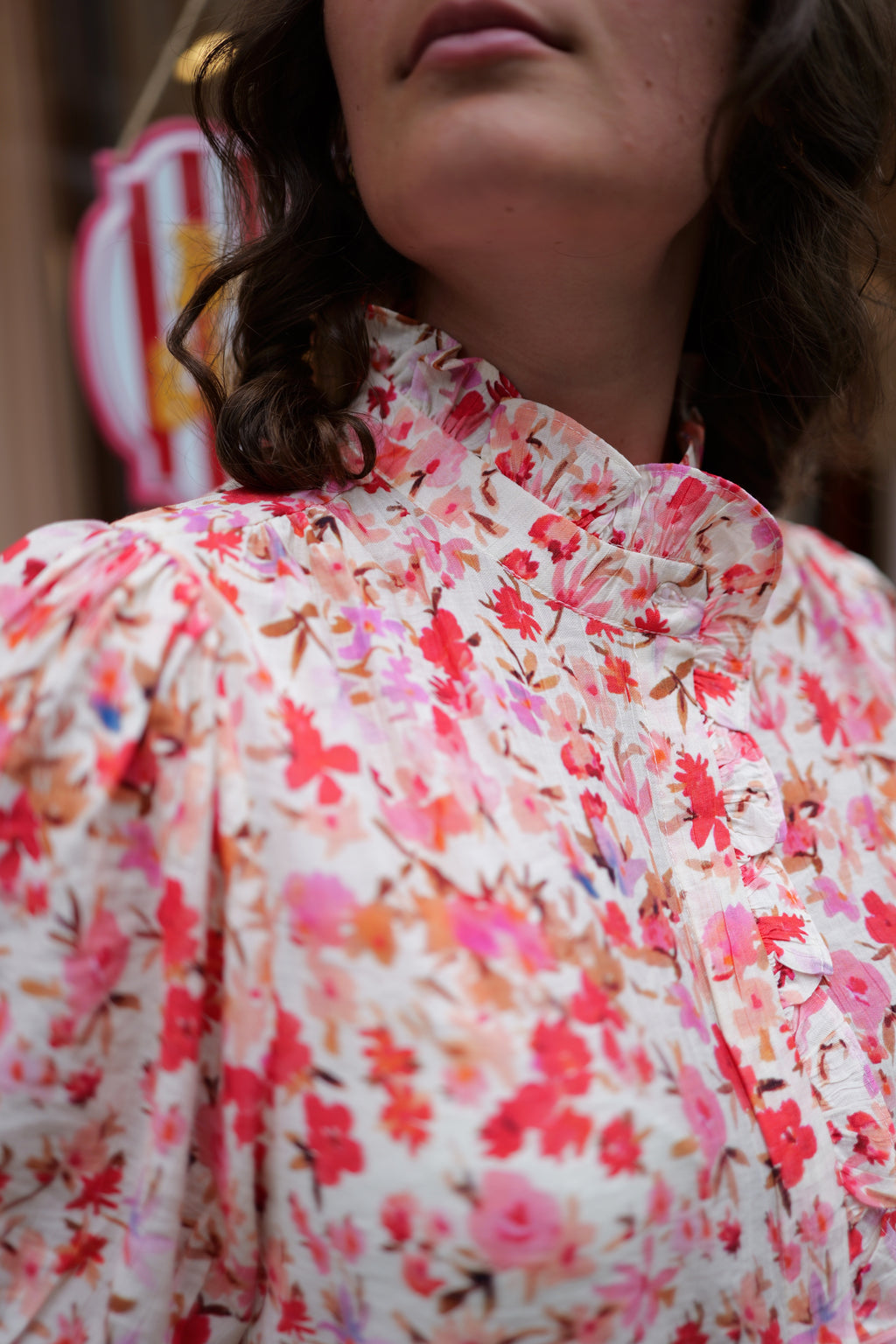 Blouse fleurie bohème