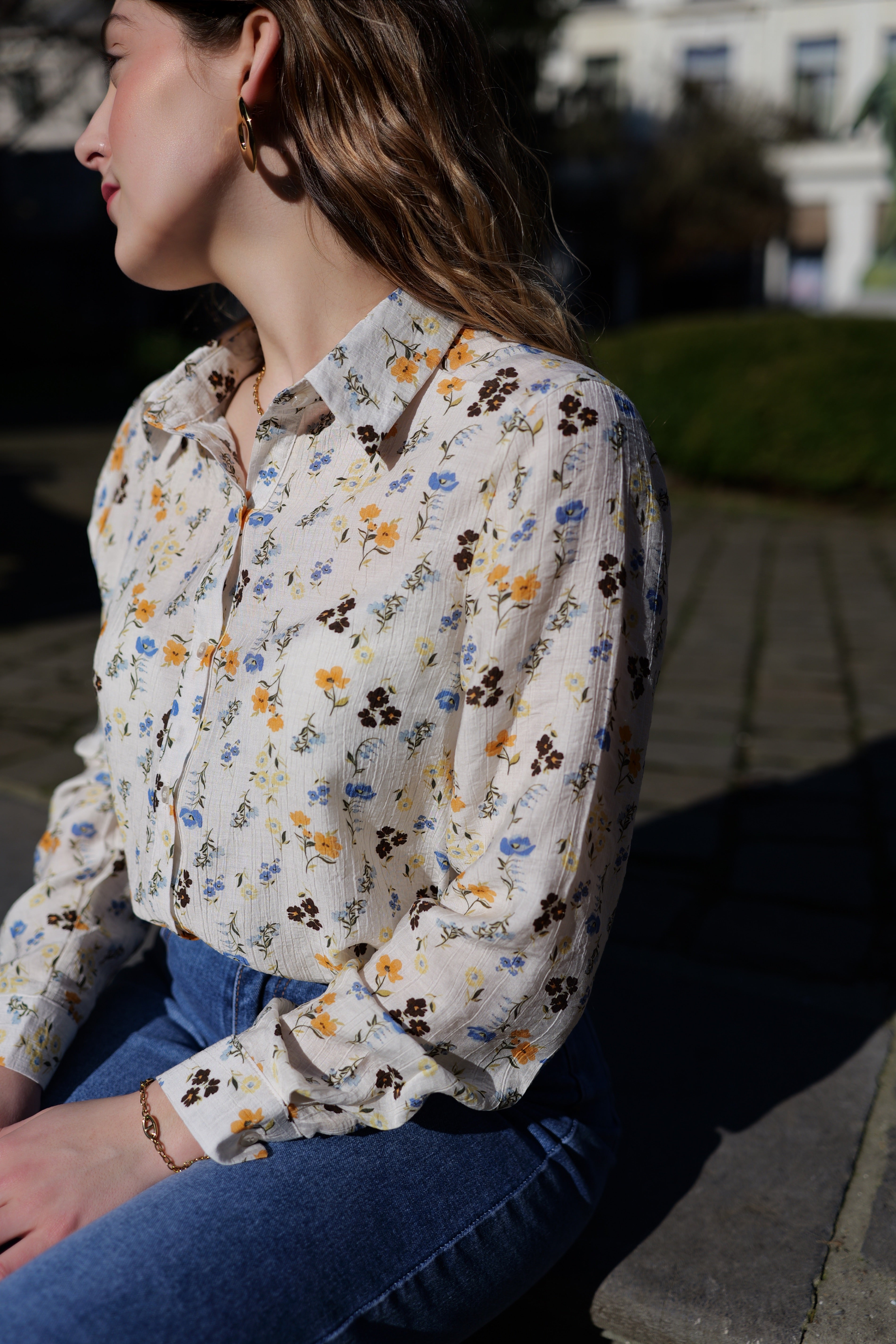 Blouse fleurie