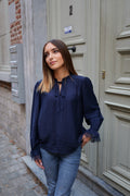 Blouse fluide à nouer